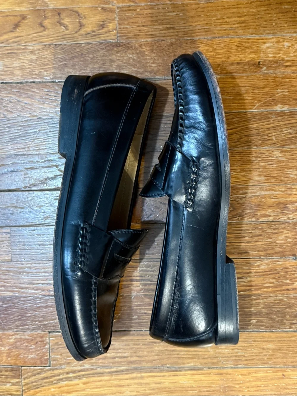 Cole Haan Men’s Black Pinch Penny Loafers